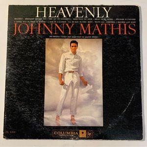Johnny Mathis Heavenly Record Album Vinyl LP